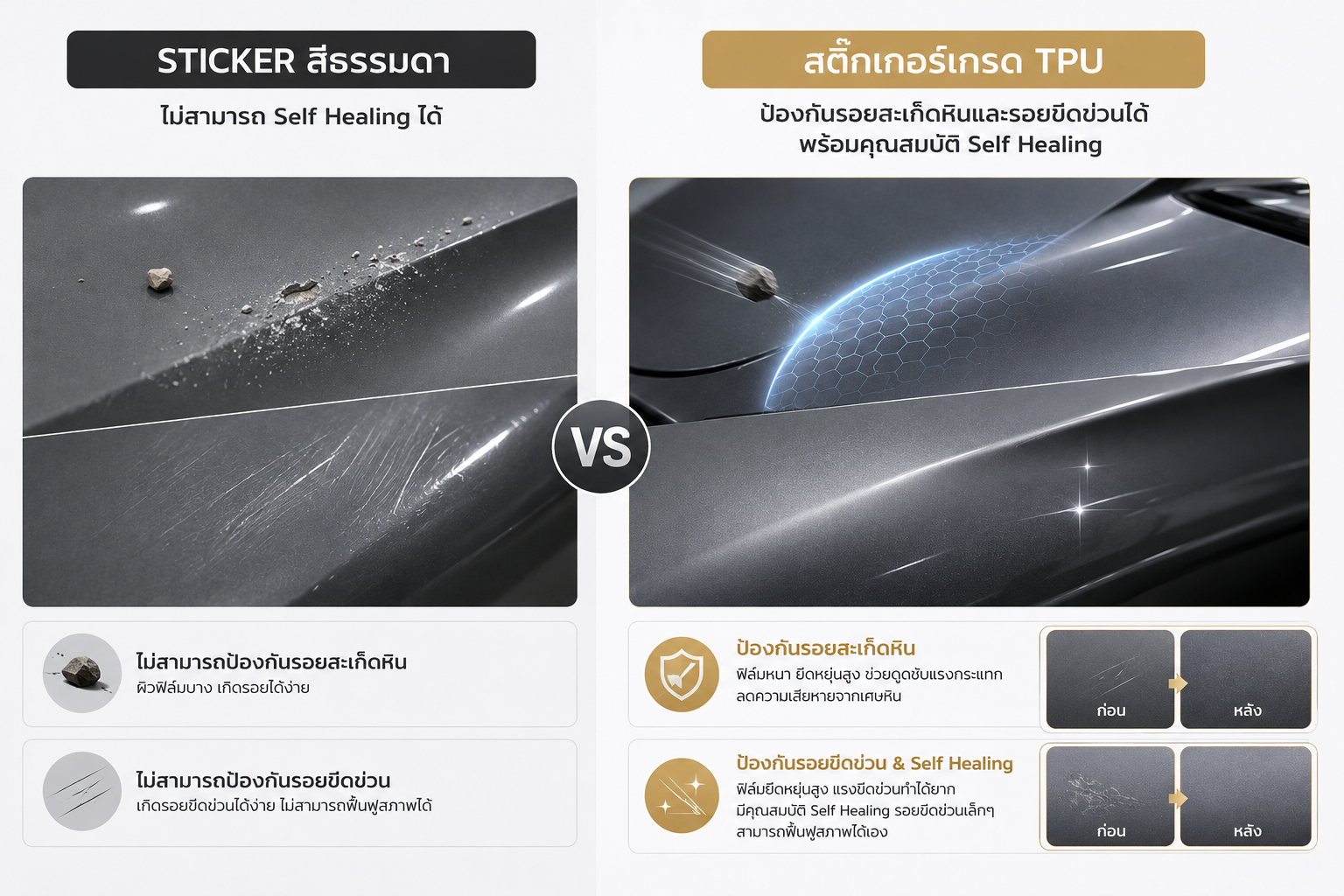 บริการ Wrap เปลี่ยนสีรถยนต์ เปลี่ยนลุคใหม่ให้รถคันโปรด ที่ Tip Auto